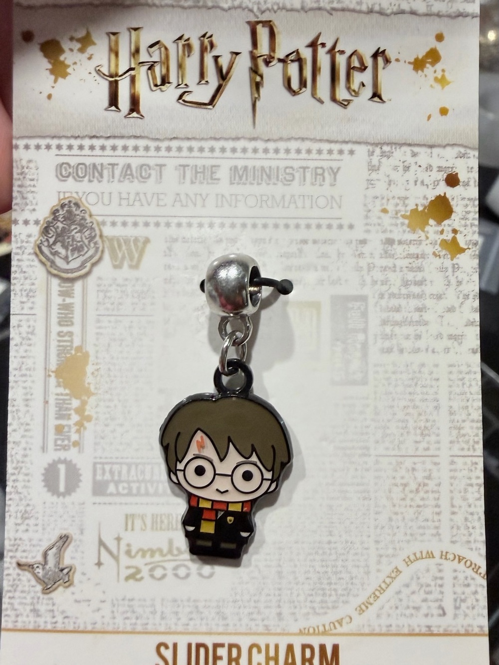 Warner Bros. Harry Potter Enamel Charm in Black, Red & Yellow